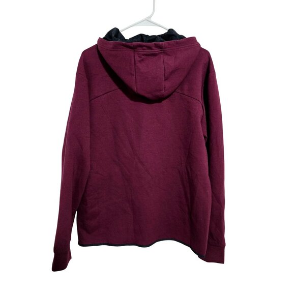 DSG Men's Sport Fleece Full Zip Hoodie In Team Burgundy‎ Size Medium - Picture 6 of 9